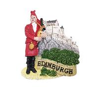 3D Edimburgo Escocia Imán de refrigerador Recuerdos turísticos Hecho a Mano Resina Artesanía Magneticos Hogar Cocina Decoración Colección Regalo