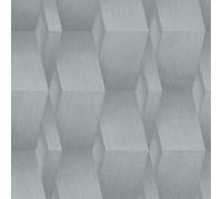 3D Efecto Sobrepuesto Parallelograms Geométrico Erismann Pintado Gris 10046-10