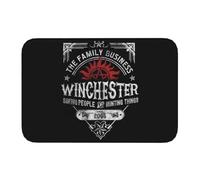 3D El Negocio Familiar Winchester Salvando Gente y cazando Felpudos en el Suelo Delantero Cocina Interior Sobrenatural Baño Alfombra Alfombra - 40x60cm