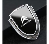 3D Emblemas Maletero Pegatinas y Carrocería Cromo Insignia Adhesivo del Logotipo para Citroen C4 C3 C5 C1 C2 Berlingo C-Elysee C4-Picasso Coche Logo,B