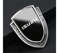 3D Emblemas Maletero Pegatinas y Carrocería Cromo Insignia Adhesivo del Logotipo para Isuzu D-MAX D MAX Dmax I II WFR Van NFR ATV Trooper Coche Logo,B