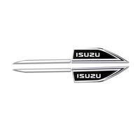 3D Emblemas Maletero Pegatinas y Carrocería Cromo Insignia Adhesivo del Logotipo para Isuzu D-MAX D MAX Dmax I II WFR Van NFR ATV Trooper Coche Logo,A