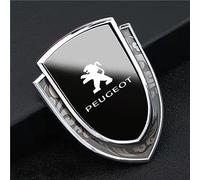 3D Emblemas Maletero Pegatinas y Carrocería Cromo Insignia Adhesivo del Logotipo para Peugeot 206 307 308 3008 207 208 407 508 2008 5008 Coche Logo,A