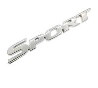 3D Emblemas Maletero Pegatinas y Carrocería Cromo Insignia Adhesivo del Logotipo para Sport Coche Logo,B