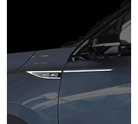 3D Emblemas Maletero Pegatinas y Carrocería Cromo Insignia Adhesivo del Logotipo para Volvo XC 40 Coche Logo,B