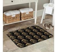 3D En un Agujero en el Suelo vivía un Felpudo Antideslizante Hobbit Alfombra de Suelo Alfombra para la Entrada de la Cocina Tapetes para los pies del baño - 40x60cm