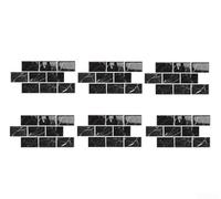 3D Epoxy estilo PVC pared azulejos calcomanías para cocina uso auto impermeable vinilo adhesivo con sensación realista (D-001)