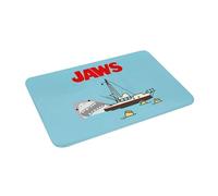 3D Fan art película 3D de Tiburón de Tiburón, Tiburón junto al barco, voy a necesitar un barco más grande, felpudo antideslizante, entrada al suelo, alfombrillas para los pies del baño - 40x60cm