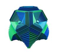 3D Fidget Toys - 3.94x4.57in Print Sensory Cube for Kids, Portable Easy to Use Cube with Expanded Honeycomb Design, Travel Desk Toy for Offices, School, Desktop, Classroom