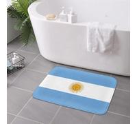 3D Flag of Argentina Anti-Slip Doormat Floor Mat Carpet Rug for Kitchen Entrance Home Bathroom Living Room Footpad Mats-50x80cm
