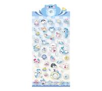 3D Floating Stickers -, Plump Animal Sticker, 3D 50 Pieces Cute Tiny Decals, Cartoon Animal Decals | For Toddler Preschool Pencil Cases Tablets Water Cups Party Birthday Reward Craft Decorating