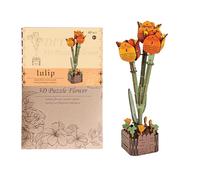3D Flower Puzzles - Size 24.4x16.5x1cm Adults-Chamomile Games | Puzzles for Adults, Flowers Model Kit Building Set, They Provide Mental Stimulation and Relaxation
