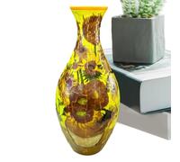3D Flower Vase Puzzle - ABS 11x11x24.5cm | 160 Pieces Jigsaw Flower Vase | Arts and Craft Home Decoration For Bedroom Table Living Room Flowers DIY Creative Gift