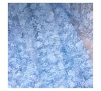 3D Flowers Hollow Lace Fabric Clothing Dress Home Decoration(Color1)