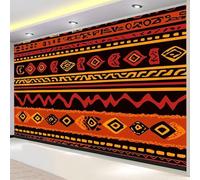 3D Fotomurales Nación 150x105 cm Decorativos Papel Pintado Panorámico Mural Patrón Étnico Tejido No Tejido Decoración de Pared Murales Moderna de Diseno w.875