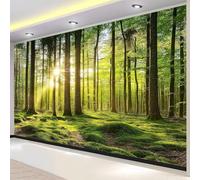 3D Fotomurales Paisaje de Bosques 350x256 cm XXL Decorativos Papel Pintado Panorámico Mural Naturaleza Selva Tejido No Tejido Decoración de Pared Murales Moderna de Diseno w.1257