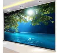 3D Fotomurales Paisaje Natural 350x256 cm XXL Decorativos Papel Pintado Panorámico Mural Lago Tejido No Tejido Decoración de Pared Murales Moderna de Diseno w.1491