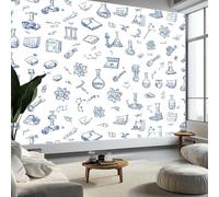 3D Fotomurales Quimica 350x256 cm XXL Decorativos Papel Pintado Panorámico Mural Experimento de Quimica Tejido No Tejido Decoración de Pared Murales Moderna de Diseno w.2328