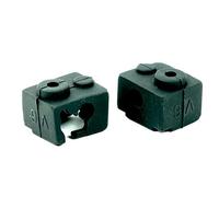 3D FREUNDE 2 x Calcetines de silicona para E3D V6 Clone, bloque calefactor Heater Block Extruder Hotend RepRap Prusa I3 Makerbot impresora 3D