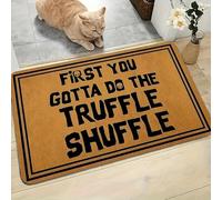 3D Fun Entry Welcome Mat - First You Have to Make The Truffle Stuff - Non-Slip for Living Room Hallway-50x80cm