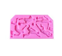 3D Fútbol Baloncesto Jugador Silicona Forma Pastel Pastelería Decoración Molde Para Hacer Chocolate Fondant Molde Antiadherente