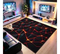 3D Gaming Floor Carpet, Alfombra Gamer Habitacion Juvenil, Alfombra Antideslizante Lavable, Decoración Dormitorio Juvenil Niños, Alfombras Gaming Oficina Suelo, Alfombra Silla Gaming 60 x 80cm
