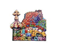 3D Gaudi Apartment Barcelona España Refrigerador Imán de Nevera Recuerdos Turísticos Pegatinas Magnéticas Hechas A Mano Inicio Cocina Decoración Regalo de Viaje