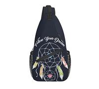 3D Gay Pride Rainbow Colored Hearts Printed Classic Sling Bag Crossbody Chest Daypack Ligero Casual Mochila Bandolera para Hombres Mujeres Adultos Viajes Senderismo Regalos