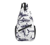 3D Gay Pride Rainbow Colored Hearts Printed Classic Sling Bag Crossbody Chest Daypack Ligero Casual Mochila Bandolera para Hombres Mujeres Adultos Viajes Senderismo Regalos