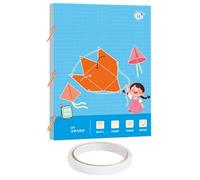 3D Geometry Learning Book - 11,69x8,27 pulgadas Learning Toy, Educational