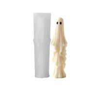 3D Ghost Candle Mold Epoxy Resin Casting Silicon Plaster Crafts Mould
