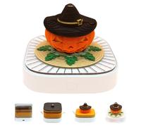 3D Halloween Pumpkin Calendar, Paper Sculpture Art Design, 2026 3D Memo Pad, Suitable for Desktop Decoration