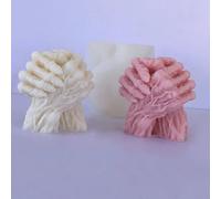 3D Hand candleMold - 9.5x9.5x6.6cm Silicone Mold, Creative Hand Shaped Mold for candleMaking, Resin Casting | Arm candleMold for Crafting, Baking, Home Decoration, Gift Making