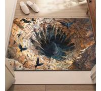 3D Hole Rug - Dog Gets Scared of 3D Hole Carpet, Rugs Optical Illusion, for Door Entrance, Bathroom, Stairs, Playroom, Living Room (1PCS-C,23.62 * 35.43 in)