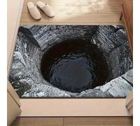 3D Hole Rug - Dog Gets Scared of 3D Hole Carpet, Rugs Optical Illusion, for Door Entrance, Bathroom, Stairs, Playroom, Living Room (1PCS-H,31.5 * 47.24 in)