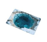 3D Hole Rug - Washable Aesthetic Waterfall Mat, 3D Carpet Hole Rug Illusion, Optical Illusion Door Mat Area Rugs For Home Decor Bedroom Bathroom Kitchen Entryway Front Door Office Apartment Dorm