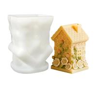 3D Honeycomb House Candle Mold, Silicone Mold With Bees And Flowers | Silicone Molds For Candles For Soap Chocolate Holiday Birthday Party Offices Home Room Desk Desktop School