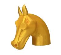 3D Horse Head Trailer Hitch Cover | Novelty Towing Receiver Dust Cap | Rust-Proof Decorative Automotive Accessory | Equine Themed Vehicle Ornament