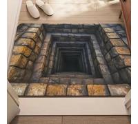 3D Illusion Floor Rug Non Slip Entryway Mat for Indoor & Outdoor Use,Non Slip Rug for Indoor & Outdoor,Playroom,Living Room,Office,Bedroom,Porch (J, 60 * 90cm)