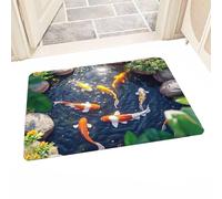 3D Illusion Mat - Funny Water Pond Design, Anti Skid Area Carpet, Long Lasting Decorative Room Accent | Multiusos Festival Celebration Event Floor Cover for Hall Lounge Doorway Bedroom Interior