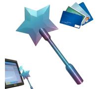 3D Impresa Varitas Mágica Estrella Pagar Toque, Divertido Tarjetero Varitas Mágica Estrella, Monedero Tarjetas Wand Mágicas Pagar Toque, Tarjetero Pago Contacto Wand Mágicas, para Mujere & Hombre