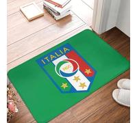 3D Italia FIGC Mat Rug Carpet Anti-Slip Floor Mats Bedroom Italia Italy FIGC World Champions 4 Stars Soccer Football Legends-40x60cm