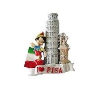 3D Italia Pisa Refrigerador Imán Recuerdos Turísticos Hecho A Mano Resina Artesanal Magneticos Hogar Cocina Decoración Colección Regalo
