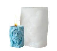 3D Jesus Mary Wax Molds - Heat-Resistant Silicone Mold Set, Easy Release Candle Making Molld, Flexible Non-Stick Craft Tool, Durable DIY Kit, Ideal for Resin, Plaster, Soap | With Premium Women Adults