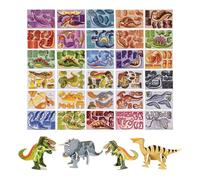 3D Juguete de Treinta Piezas con Bloques de Animales para Ensamblaje
