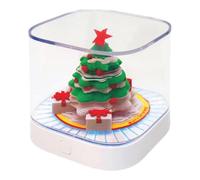 3D -Kalender, 3D -Weihnachtsbaumkunstkalender -Memo -Pad Mit Licht - Planer Organisator Zeitplan Für Erwachsene Kinder Zeitmanagement Täglich Planung Aufgabe Office -Klassenzimmer Küche Home