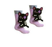 3D Knit Animal Socks, Animal Socks Hand Crocheted, Many Styles to Choose From, Warm and Comfortable for Autumn and Winter (kitten)