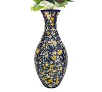 3D-Kunst-Vase - 11x11x24,5 cm Jigsaw Blumenvase | Wohnaccessoire Tischdekoration Schlafzimmer Schreibtisch Kreatives ABS robust originelles Design. Sie ist sowohl herausford