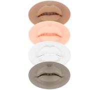 3d Labio Falso de Silicona para Práctica de Tatuaje, 4 Piezas