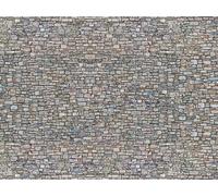 3D-Lámina cartón texturada, “Mampostería” Multicol